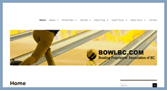 Desktop Screenshot of bowlbc.com