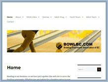 Tablet Screenshot of bowlbc.com
